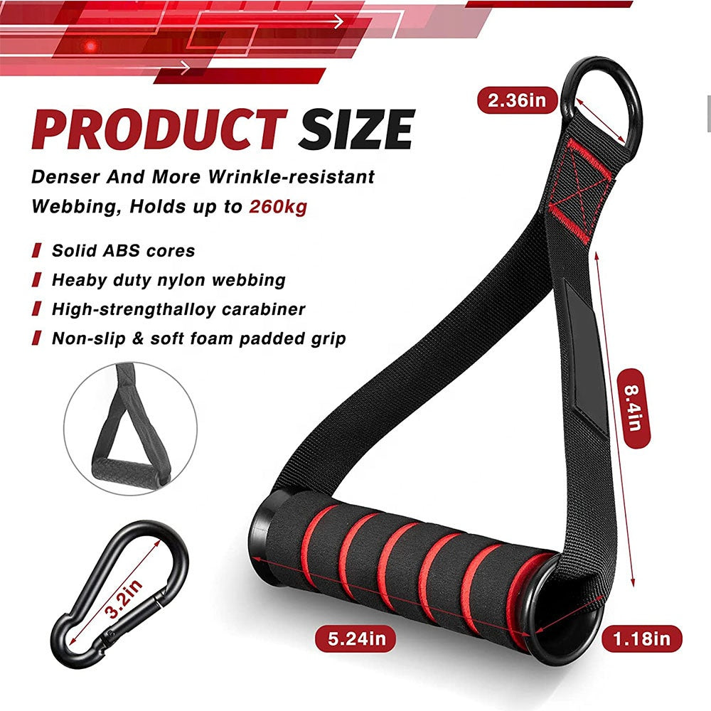 Resistance Band Exercise Handles for Strength Training & Home Gym