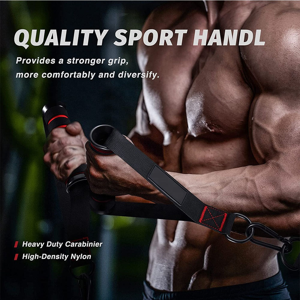 Resistance Band Exercise Handles for Strength Training & Home Gym