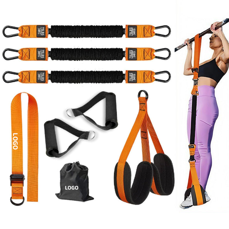 Multi-Color Latex Resistance Band Set for Home Gym &amp; Pull-Up Training