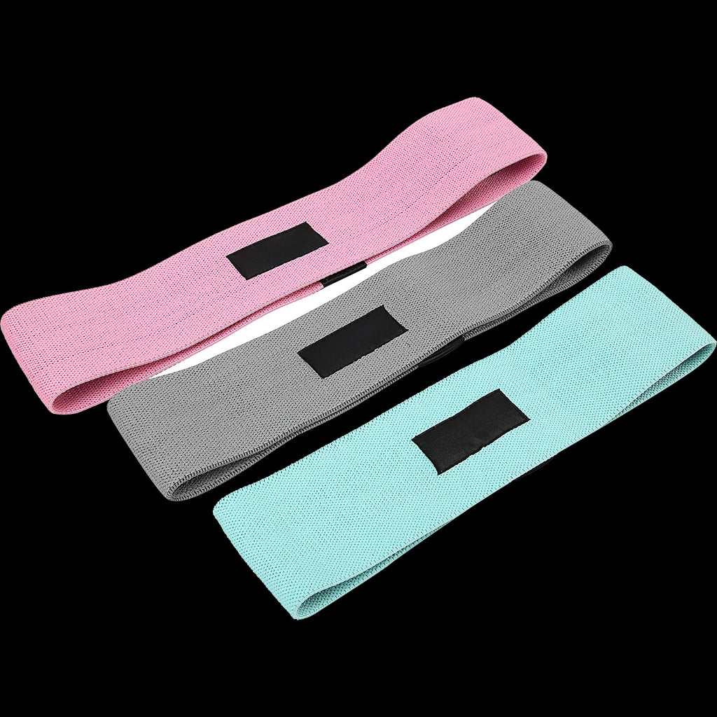 TOPKO Fabric Hip Resistance Band Set with Custom Logo