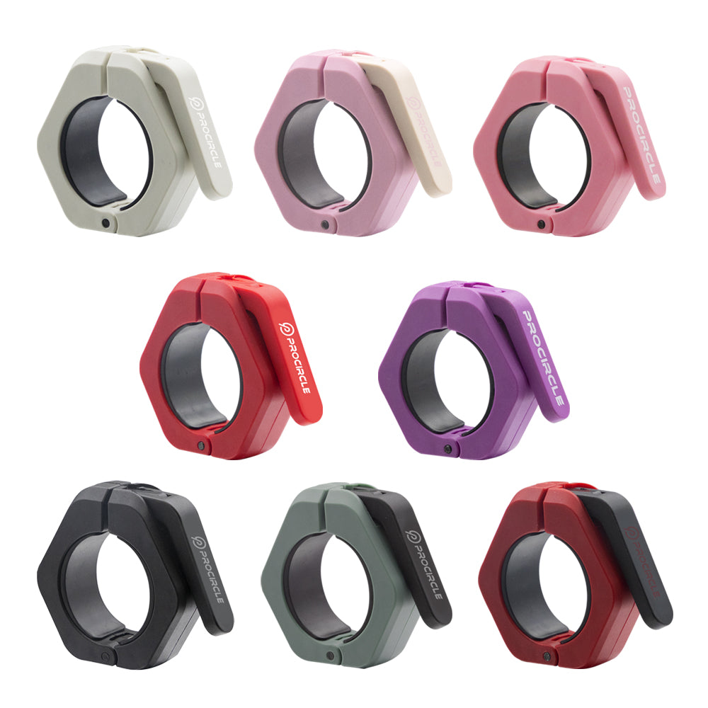 ProCircle Magnetic Barbell Collars with Snap Lock Design