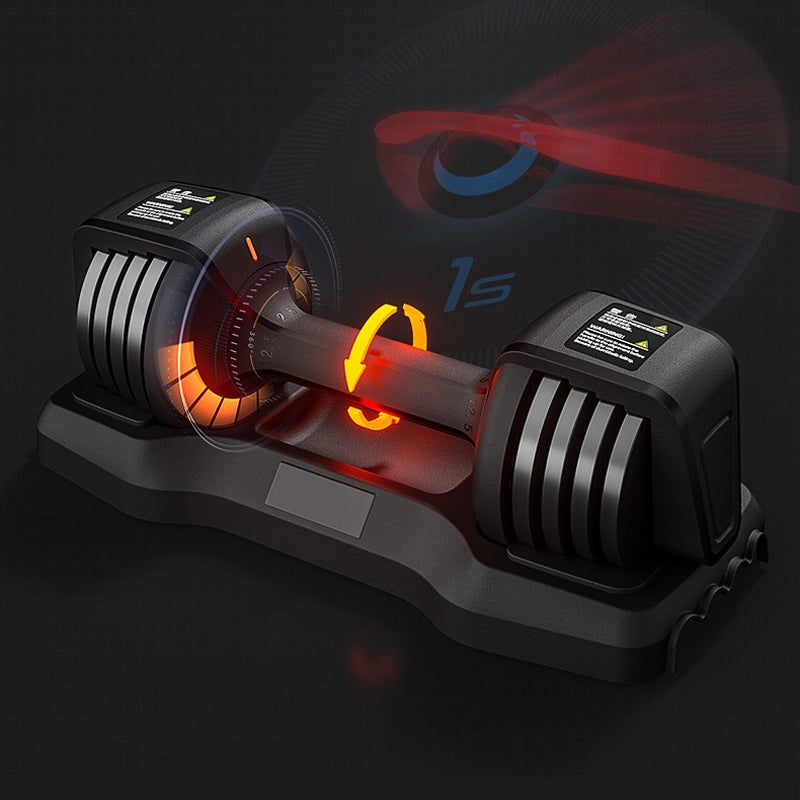 25LB Adjustable Dumbbell Set with Quick Weight Adjustment