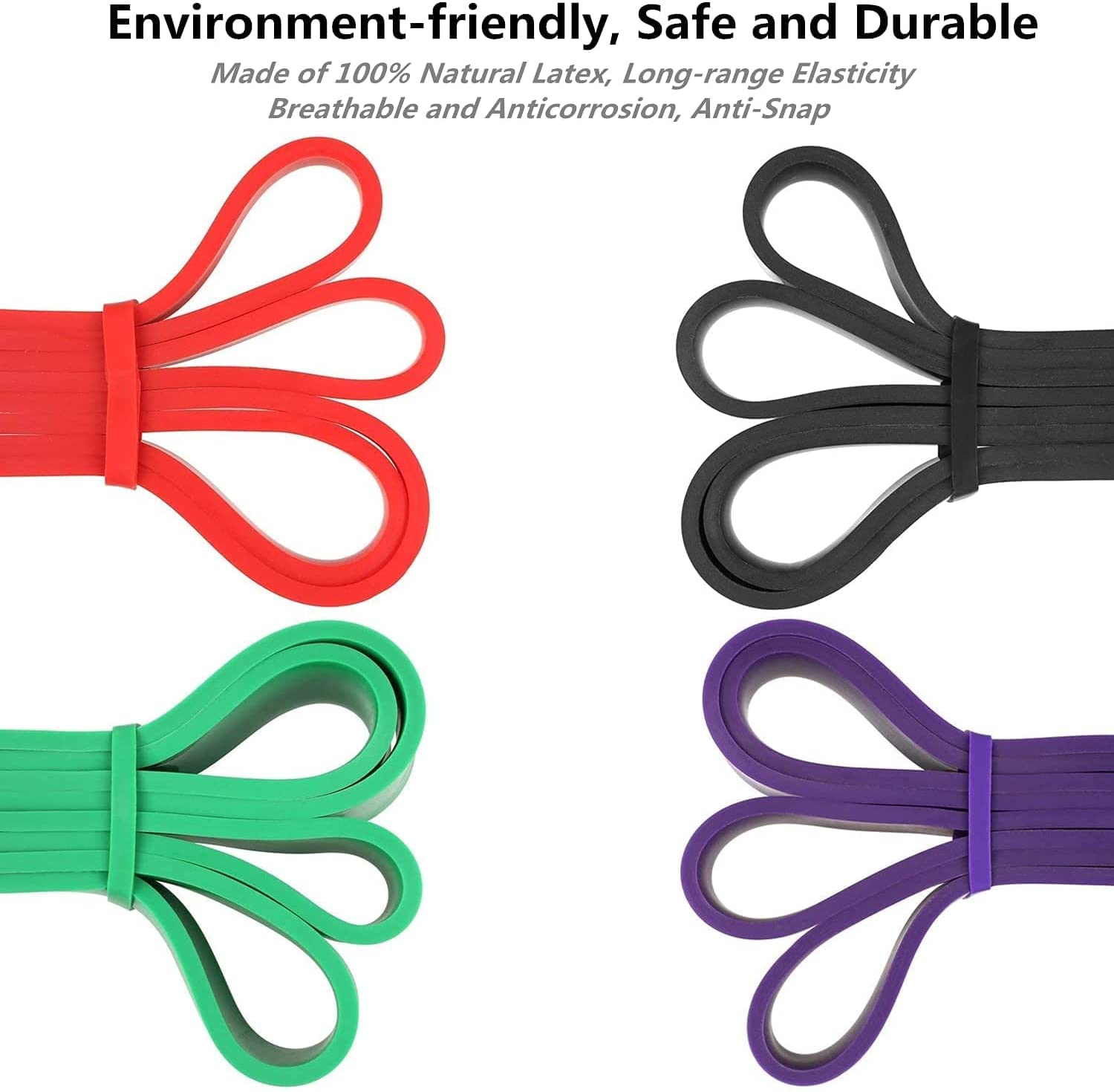 Natural Latex Heavy-Duty Pull-Up Resistance Bands